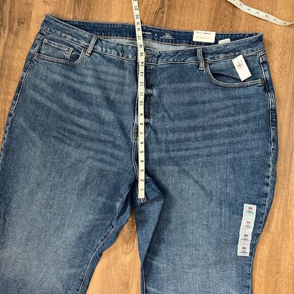NEW Old Navy Curvy High-Waisted OG Straight Ankle Jeans Sz 28 - Picture 5 of 9